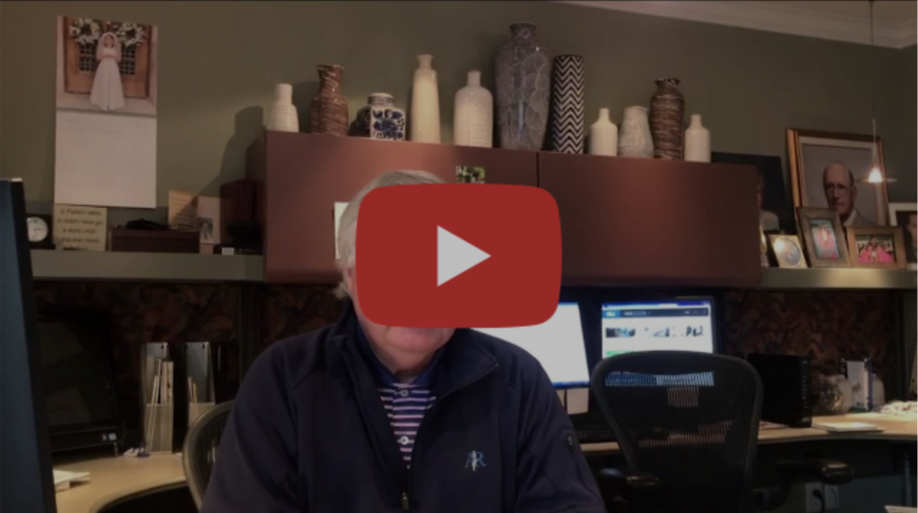 image of video paused of Jim Roe speaking